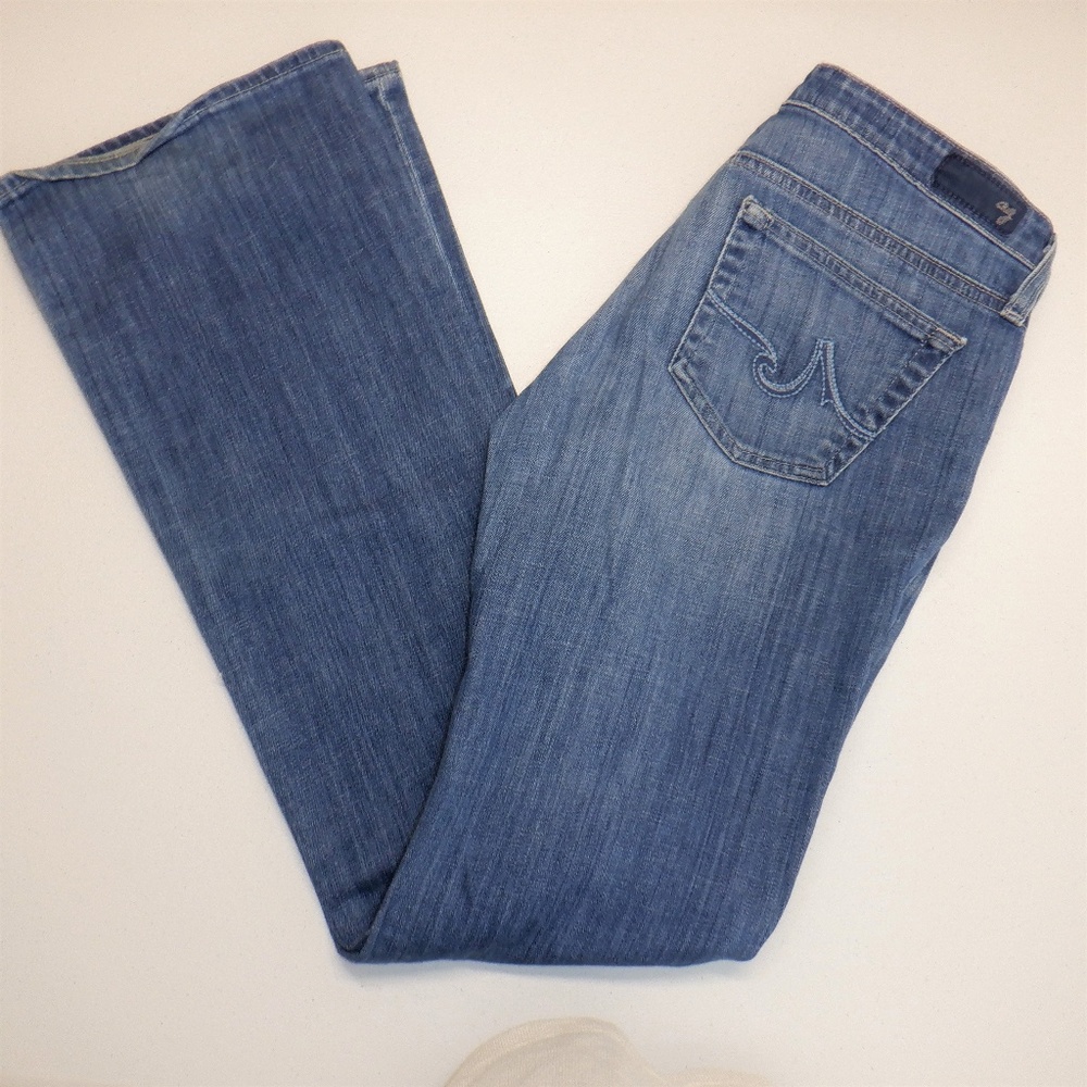 AG Adriano Goldschmied 30x33 Size 27R The Angel H2O Boot Cu